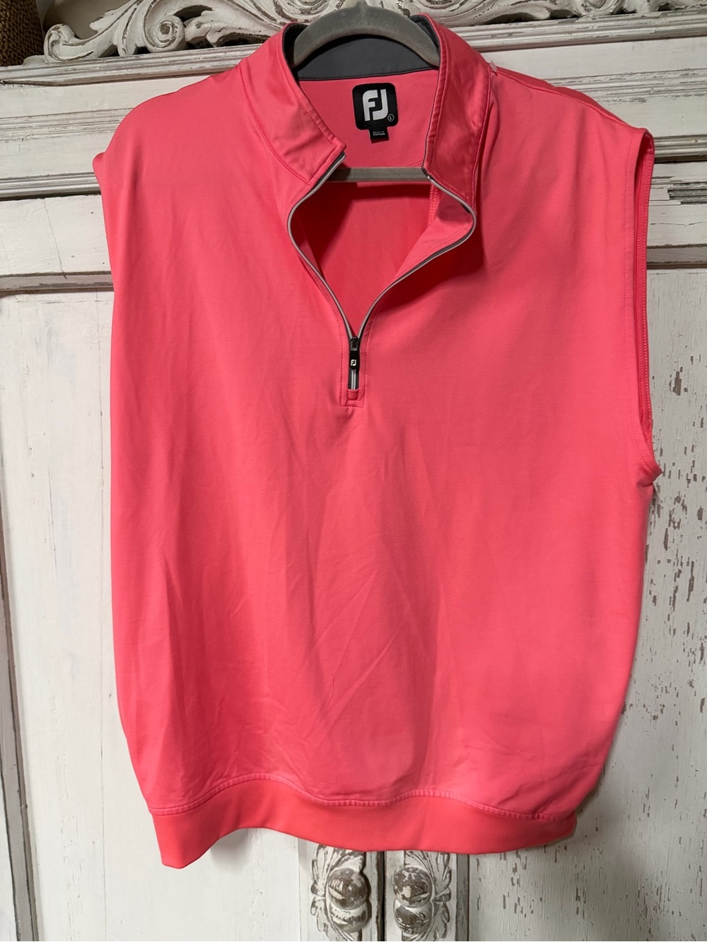 FootJoy Coral Sleeveless Quarter-Zip Golf Tank